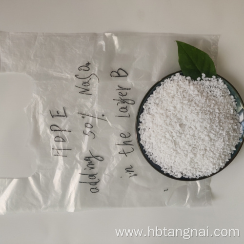 Sodium sulfate plastic transparent filler masterbatch